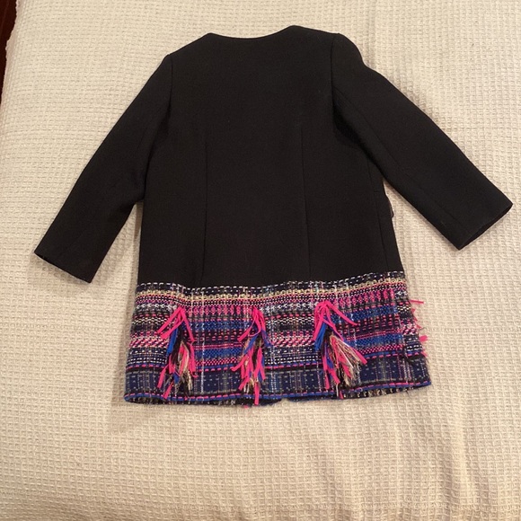 Milly Minis Designer Coat Size 6 Wool with Satin Lining - Picture 10 of 12